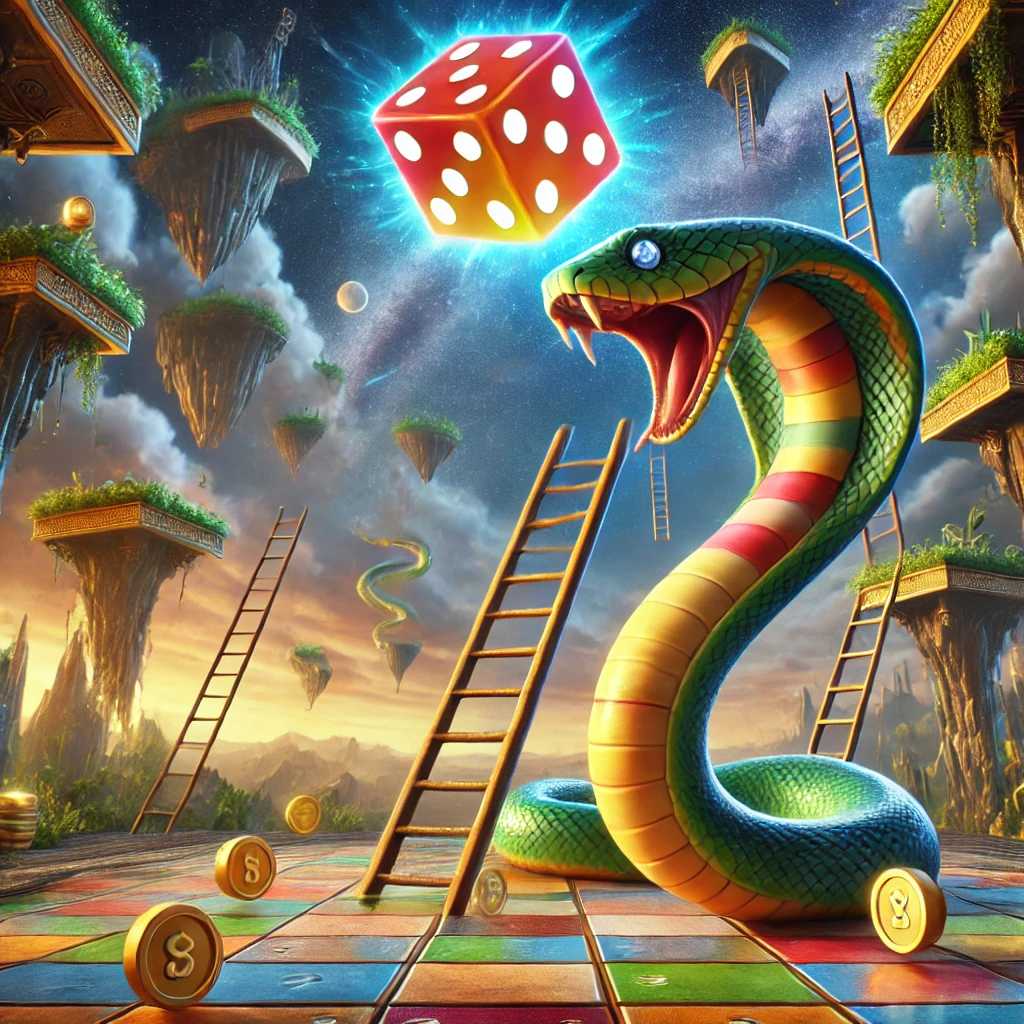 Snakes and Ladders Megadice Coins